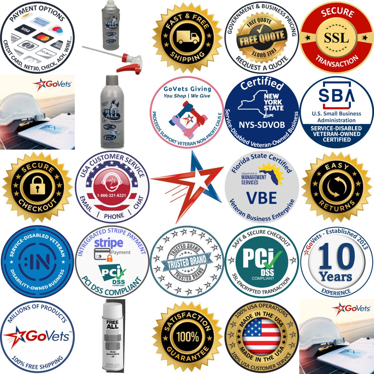 Millions of Products A selection of Plumbing Lubricants and Penetrants products on GoVets
