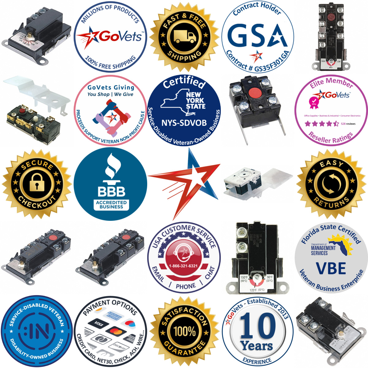 Millions of Products A selection of Electric Water Heater Controls and Thermostats products on GoVets