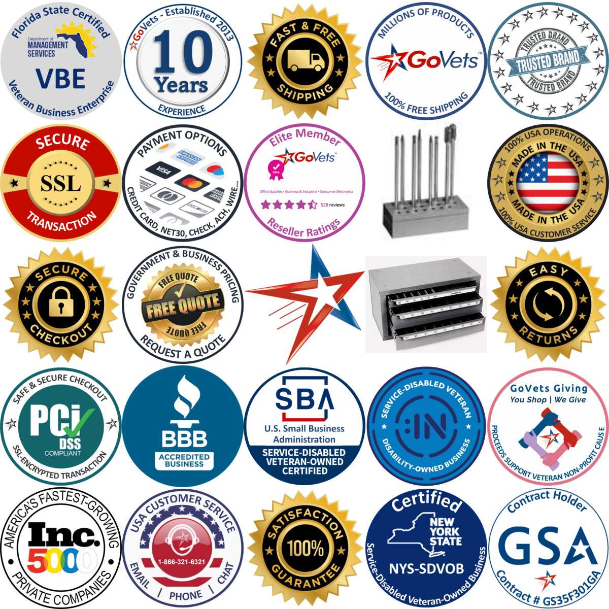 Millions of Products A selection of Burr Stands products on GoVets