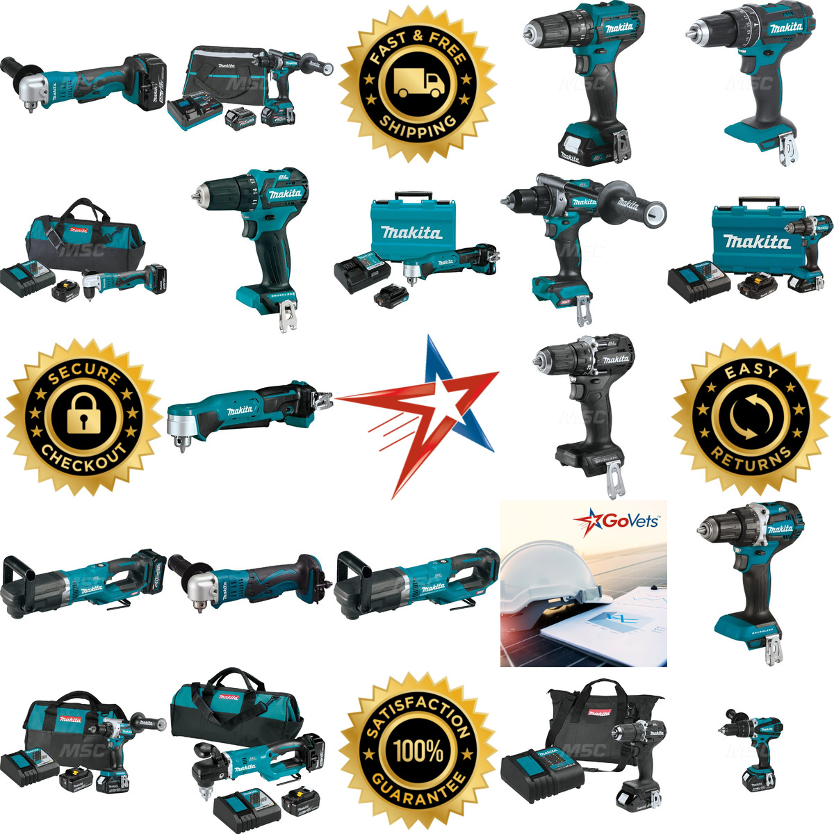 Millions of Products A selection of Makita products on GoVets