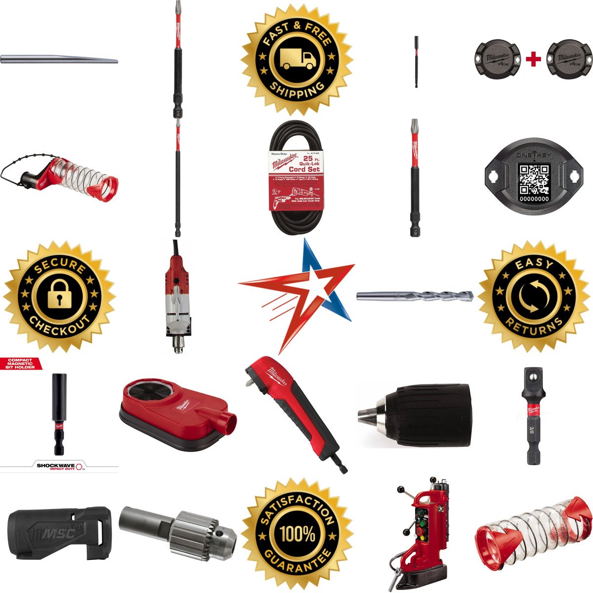 Millions of Products A selection of Milwaukee Tool products on GoVets