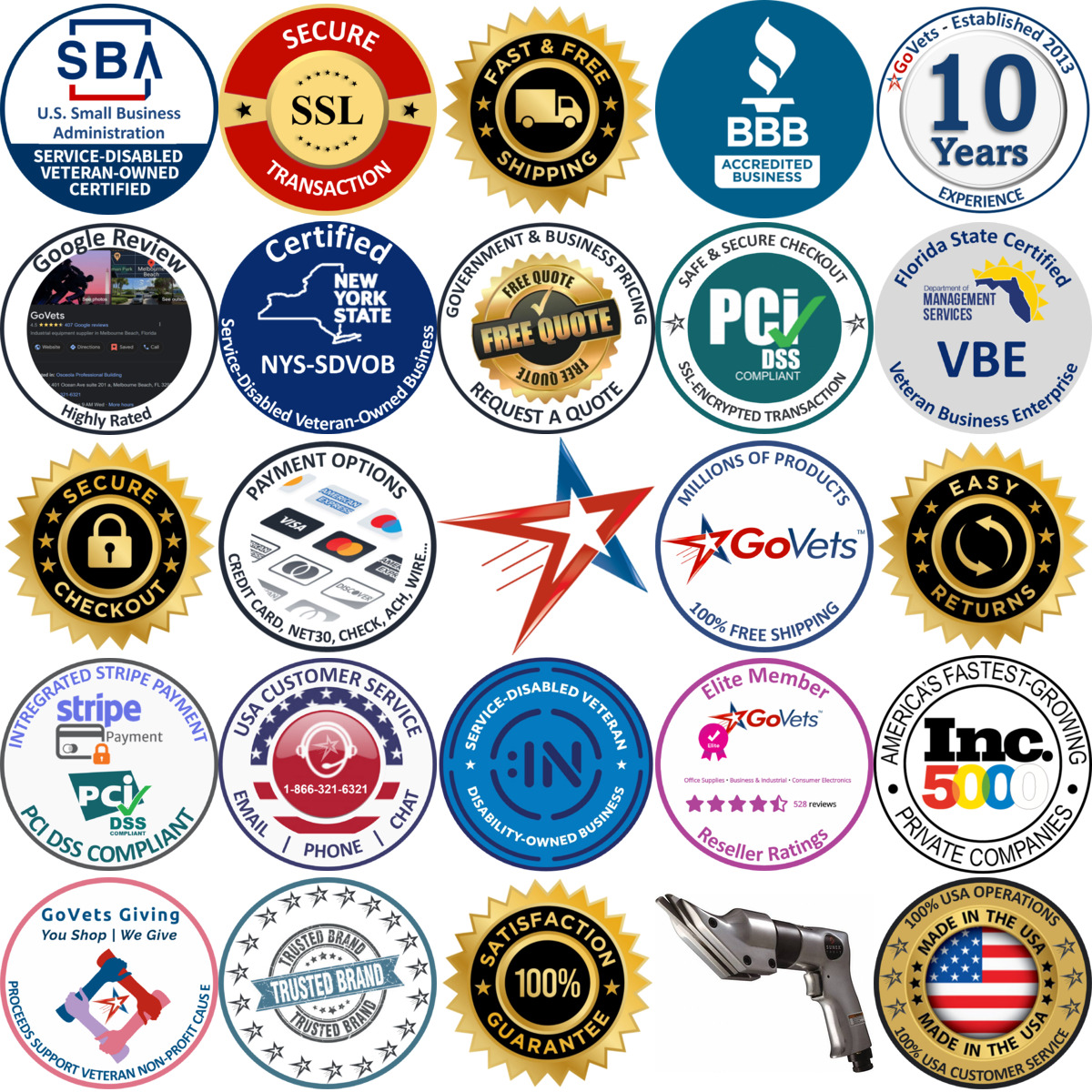Millions of Products A selection of Sunex Tools products on GoVets