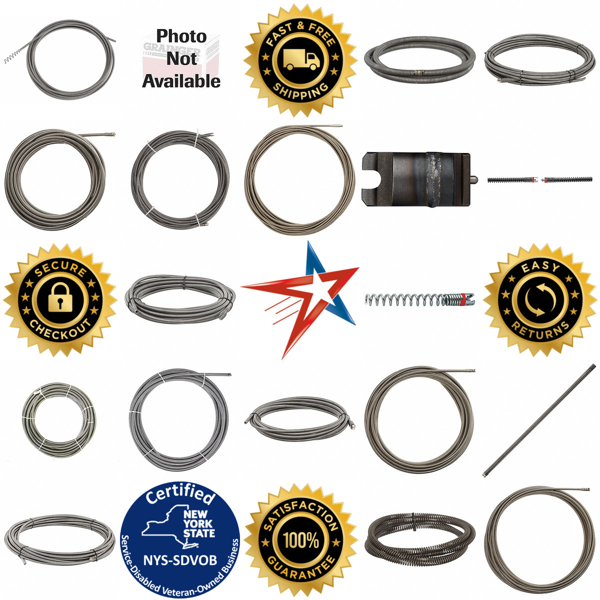 Millions of Products A selection of Drain Cleaning Cables products on GoVets