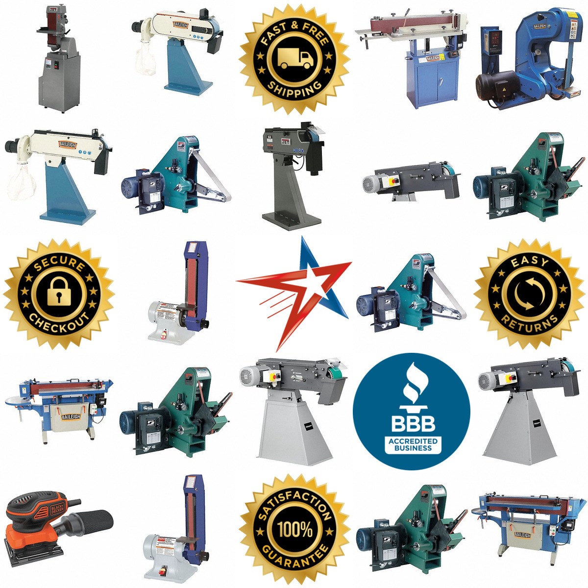 Millions of Products A selection of Corded Belt Sanding Machines products on GoVets