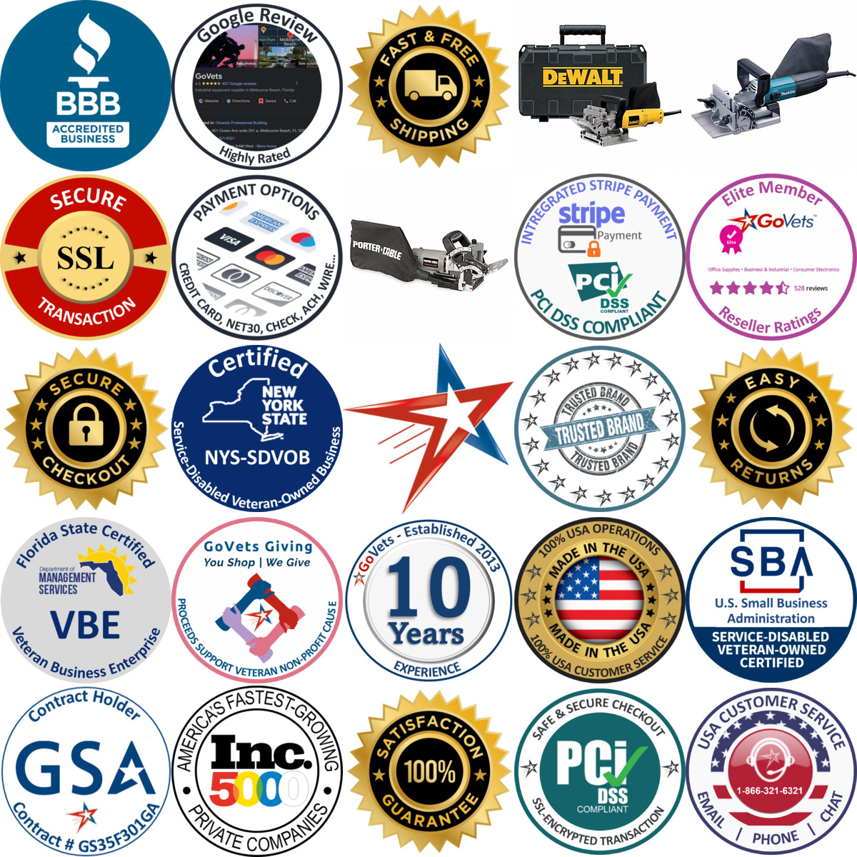 Millions of Products A selection of Corded Plate Joiners products on GoVets