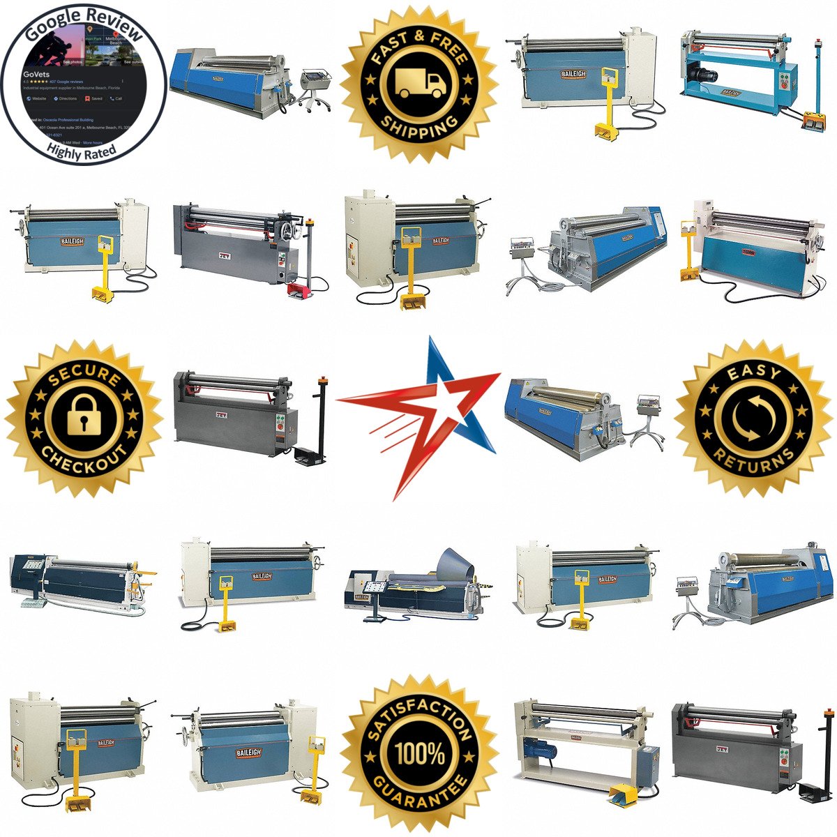 A selection of Corded Plate Rollers products on GoVets