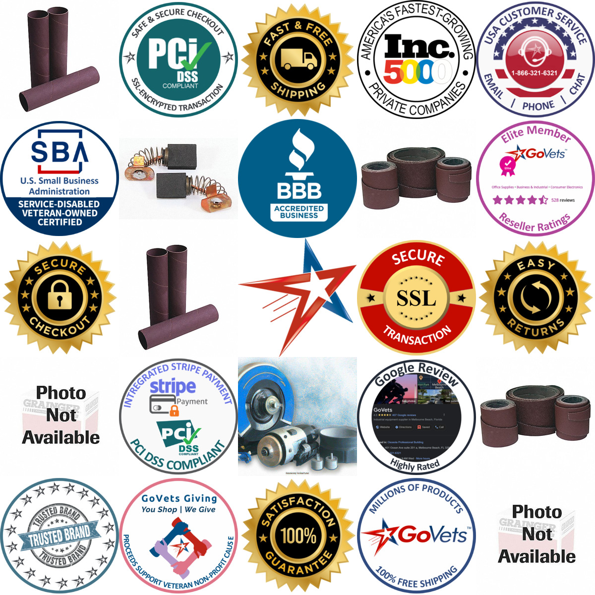 A selection of Corded Sander Replacement Parts products on GoVets