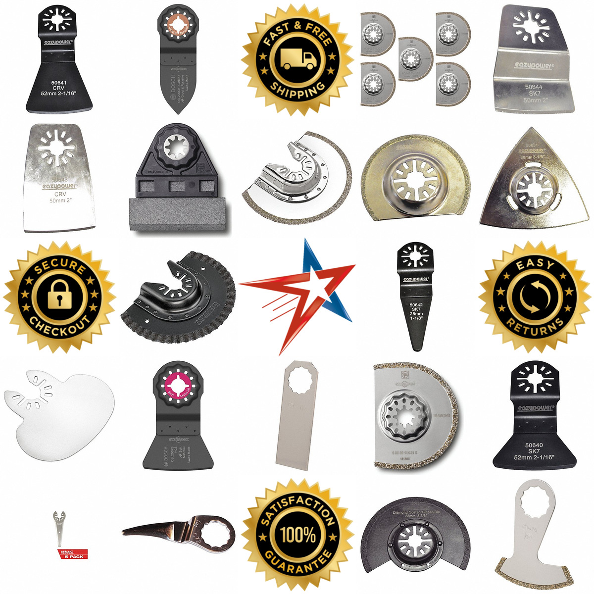 Millions of Products A selection of Oscillating Tool Scraper Blades products on GoVets