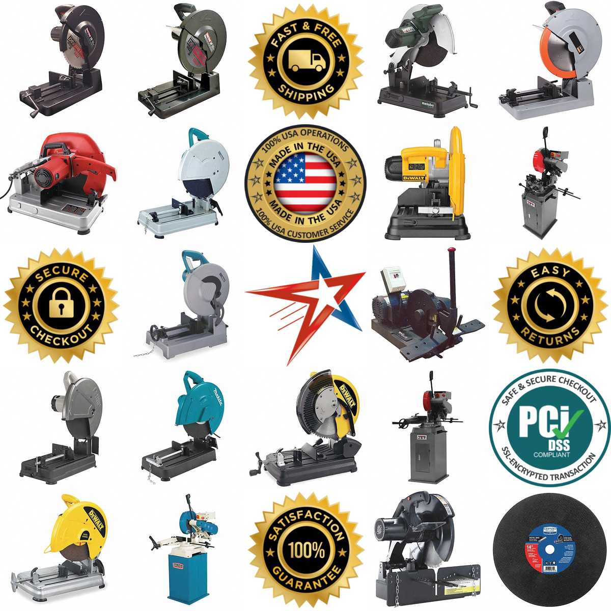 Millions of Products A selection of Chop Saws and Cut Off Machines products on GoVets