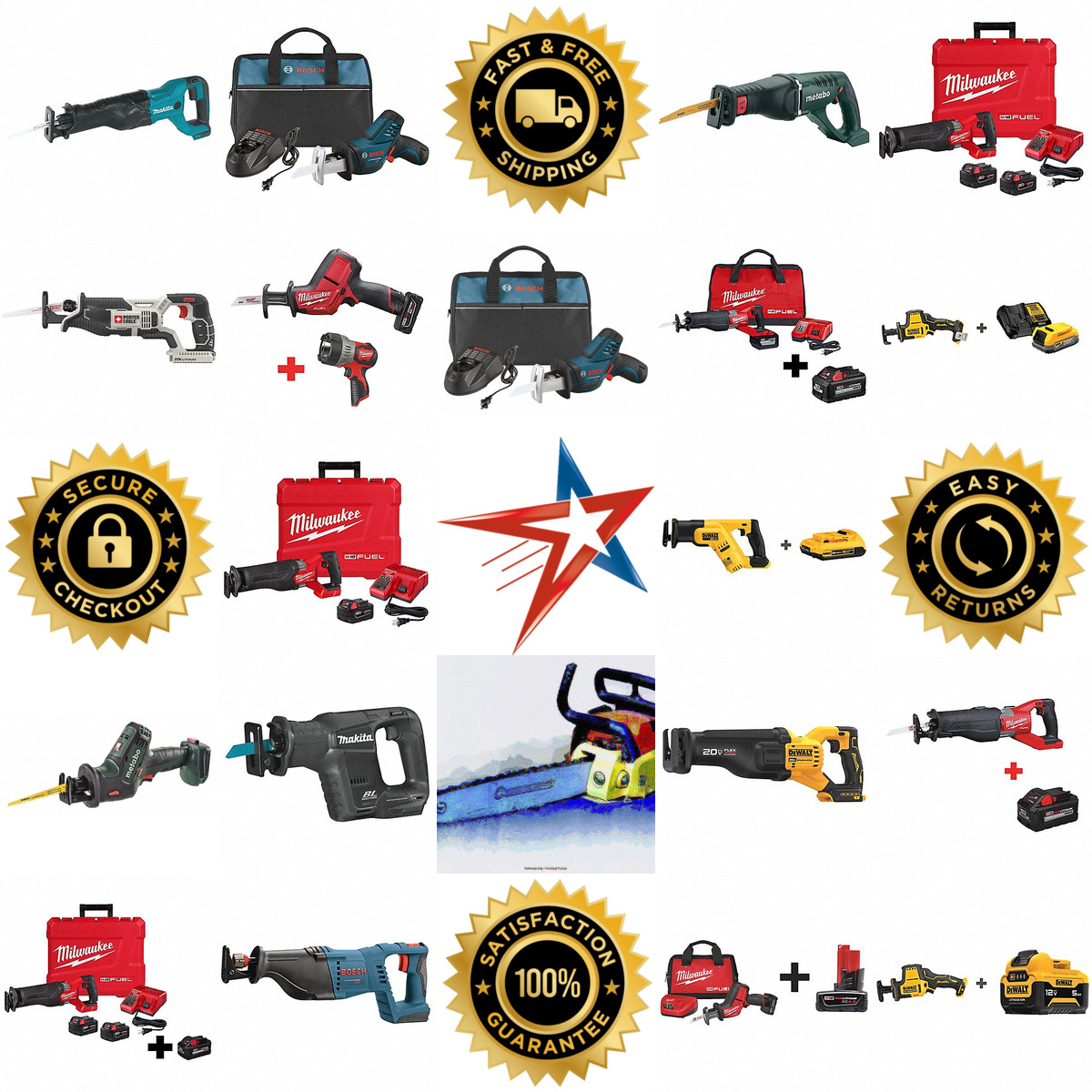 Millions of Products A selection of Cordless Reciprocating Saws products on GoVets