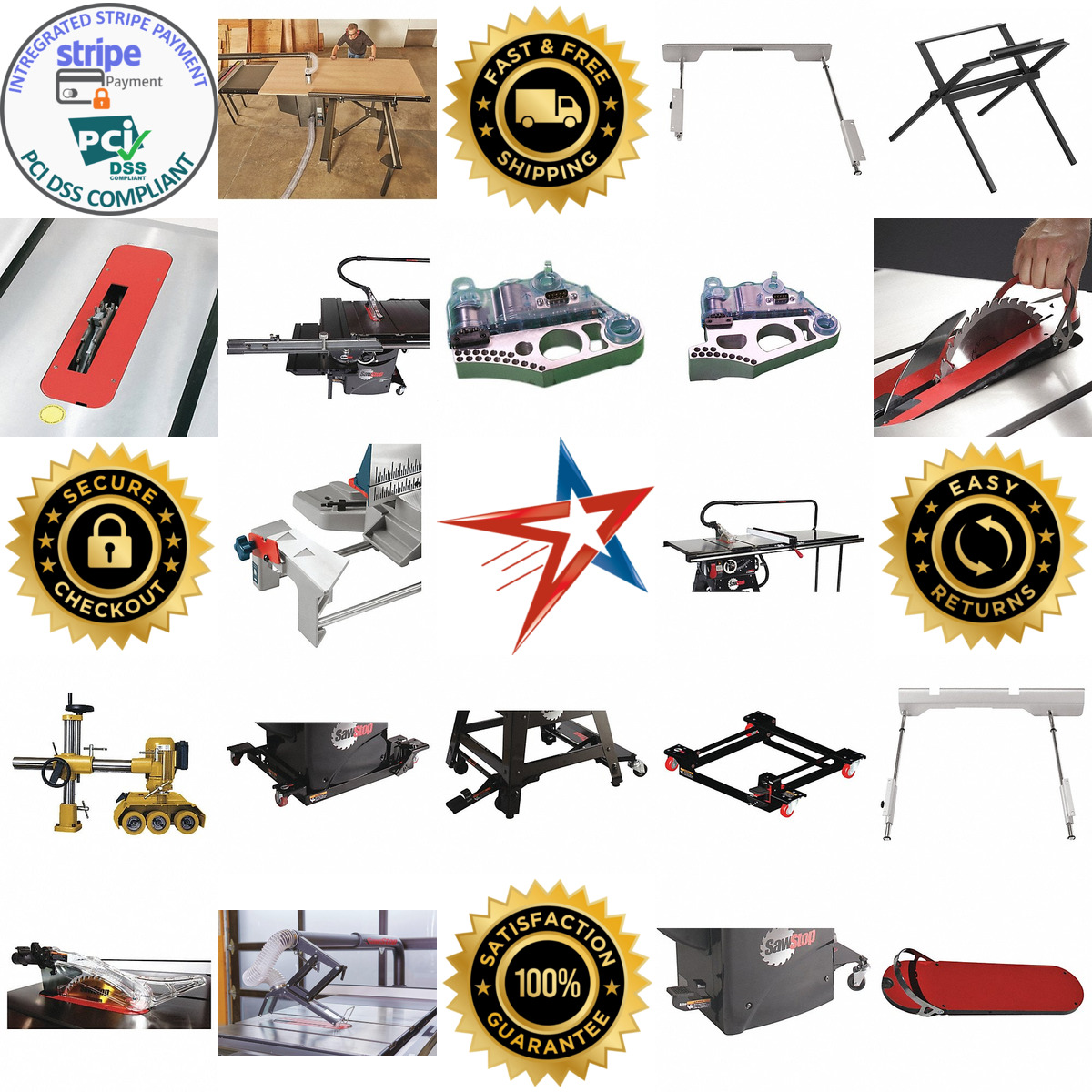 Millions of Products A selection of Table Saw Accessories products on GoVets