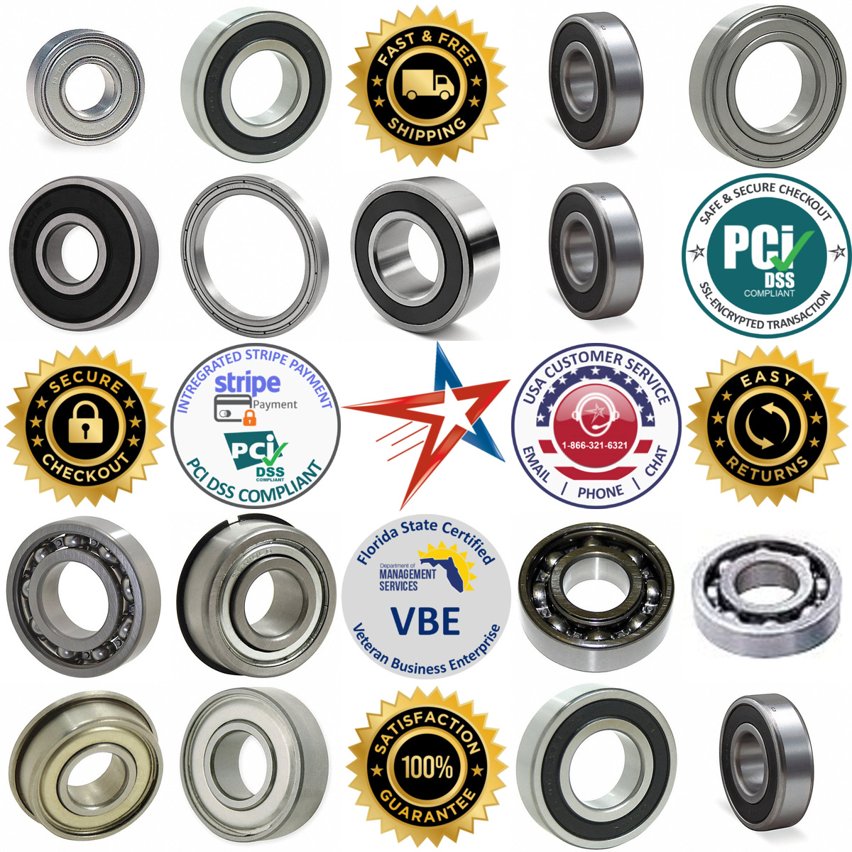Millions of Products A selection of Radial and Deep Groove Ball Bearings products on GoVets