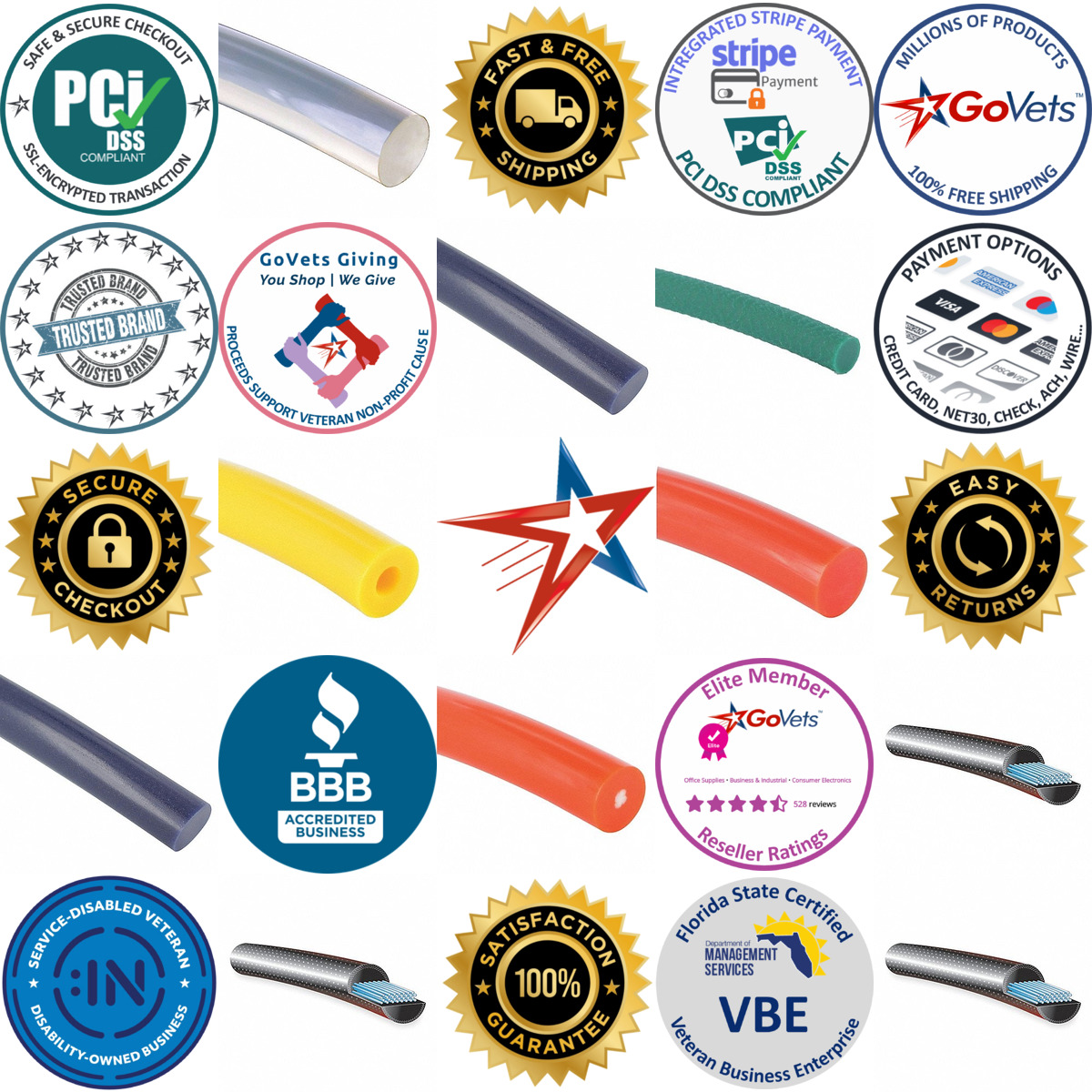Millions of Products A selection of Round Belts products on GoVets