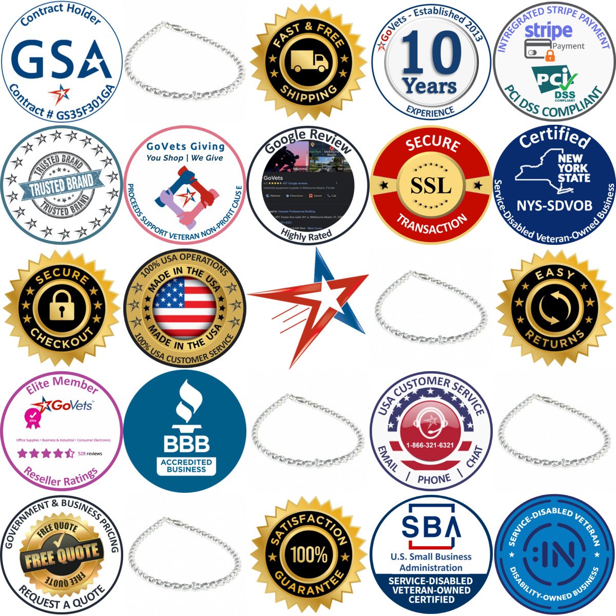 A selection of Twisted o Ring Belts products on GoVets
