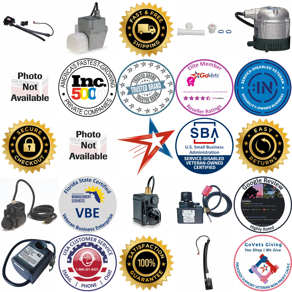 Millions of Products A selection of Parts Washer Pump products on GoVets