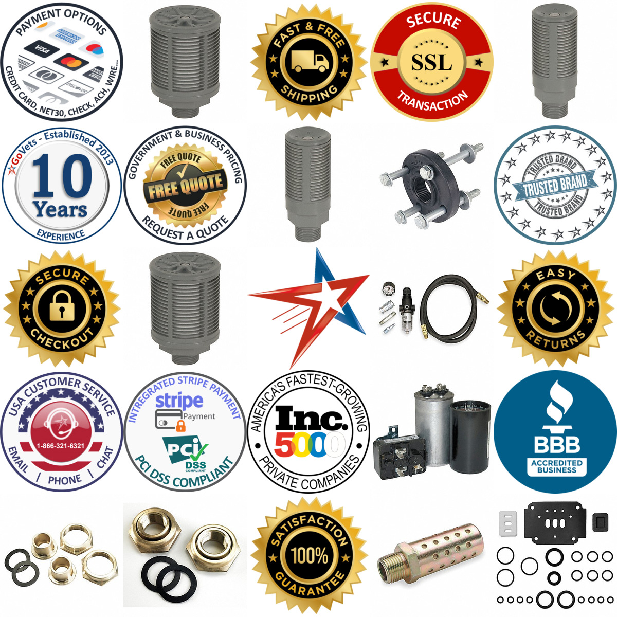 Millions of Products A selection of Air Operated Diaphragm Pump Accessories products on GoVets