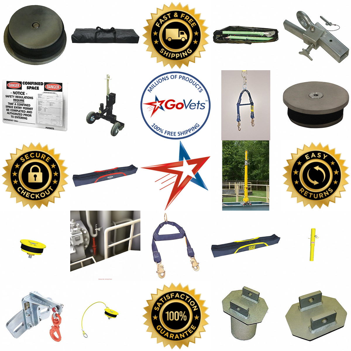 Millions of Products A selection of Confined Space Entry Accessories products on GoVets