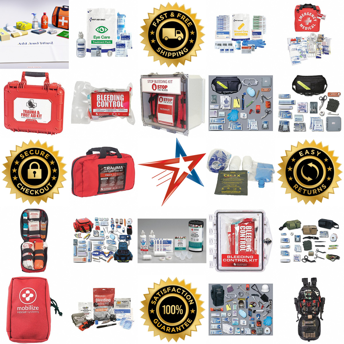 Millions of Products A selection of Emt Trauma Kits products on GoVets