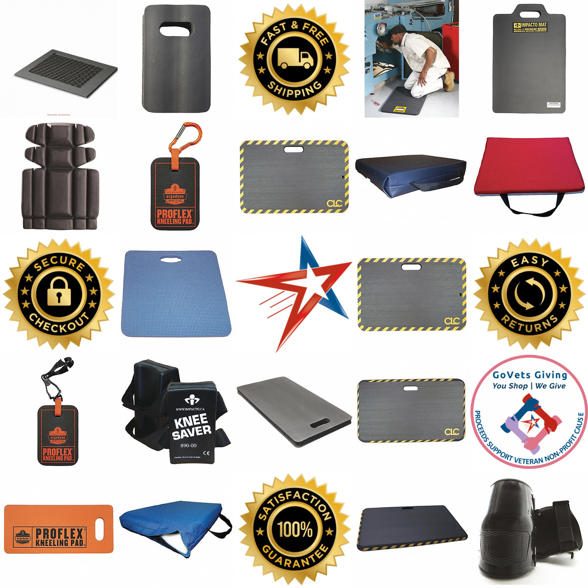 Millions of Products A selection of Kneeling Pads products on GoVets