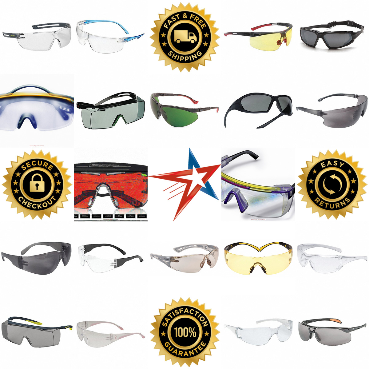 Millions of Products A selection of Safety Glasses products on GoVets