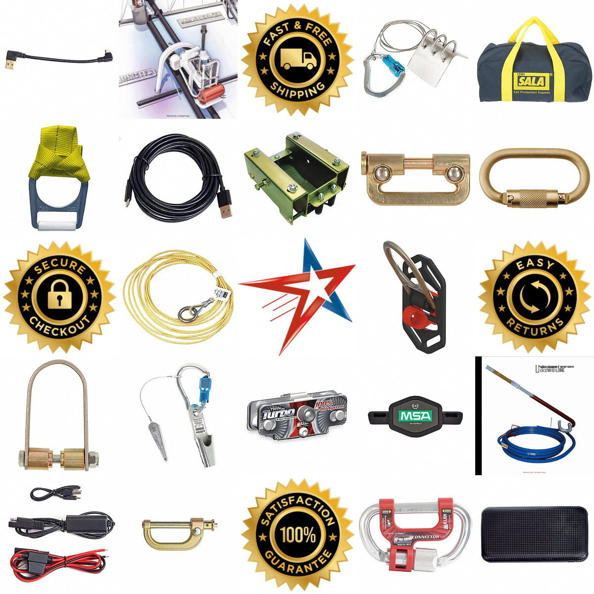 Millions of Products A selection of Self Retracting Lifeline Accessories products on GoVets