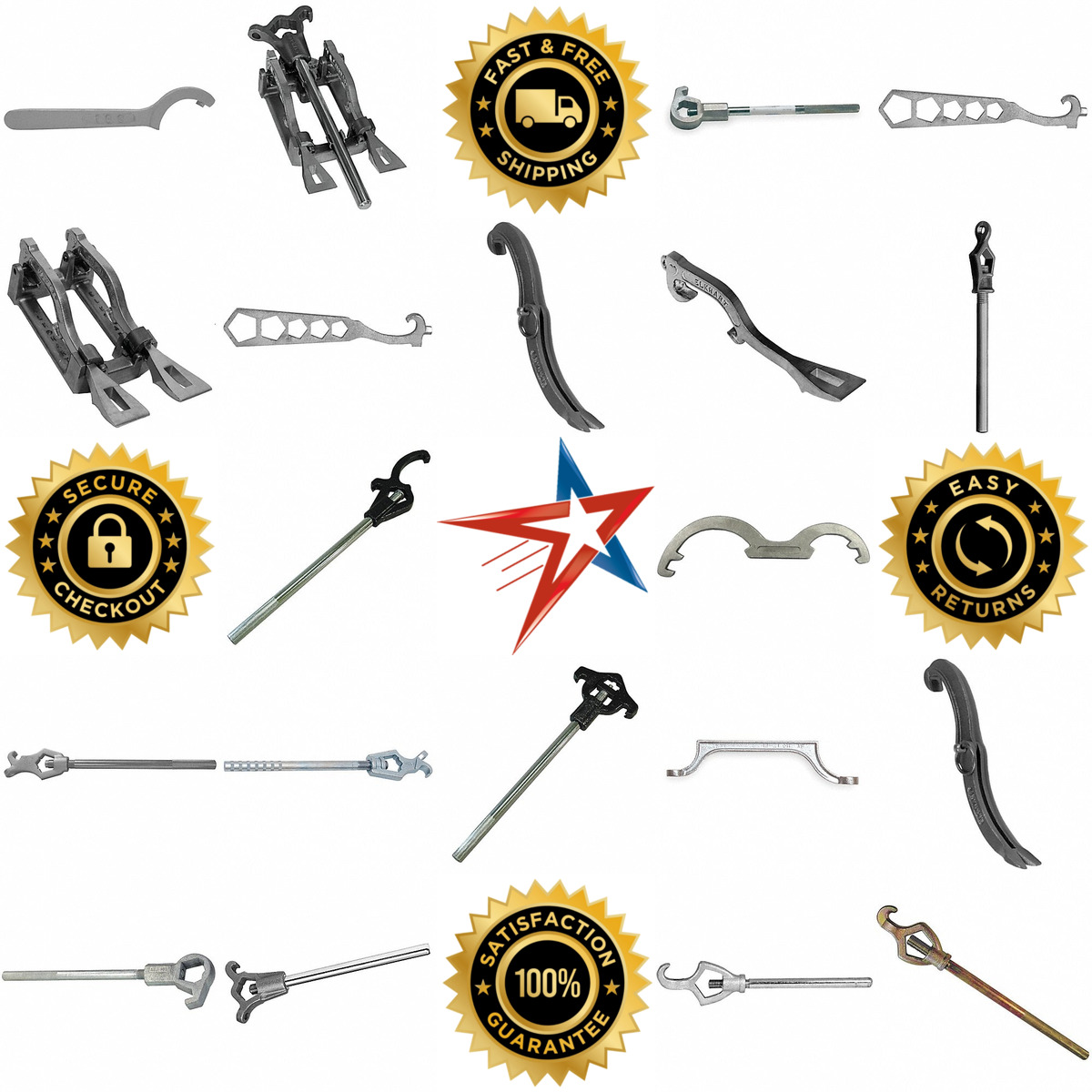 Millions of Products A selection of Spanner and Hydrant Wrenches products on GoVets