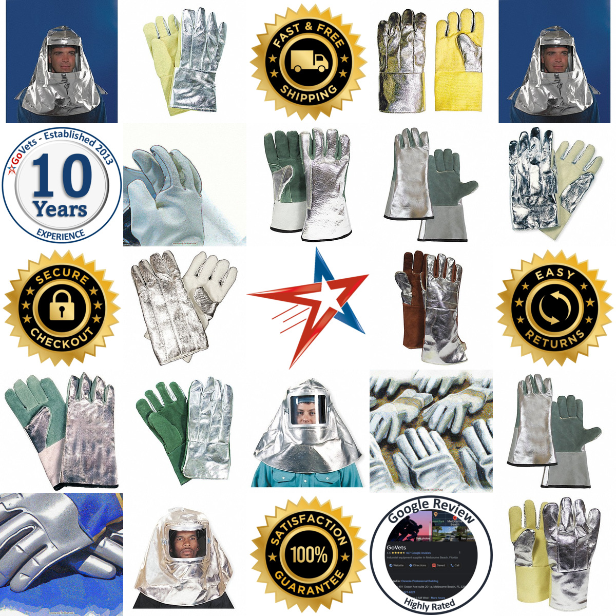 Millions of Products A selection of Aluminized Gloves products on GoVets
