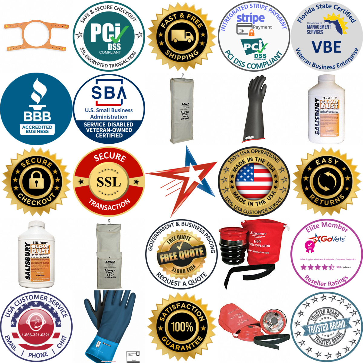 Millions of Products A selection of Electrical Glove Accessories products on GoVets