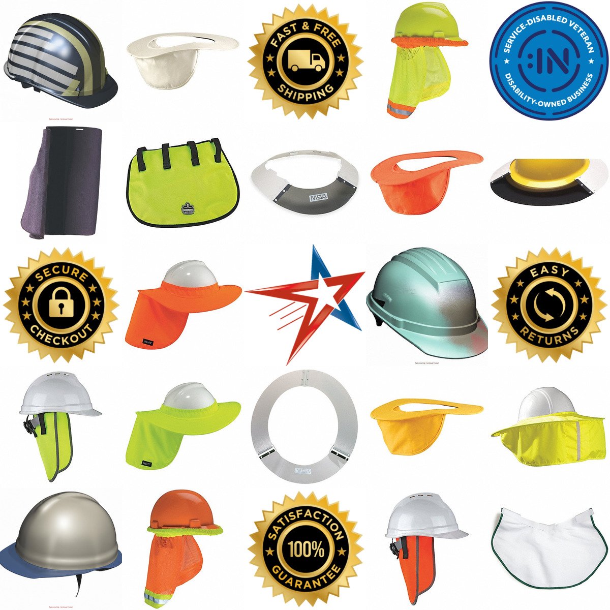 Millions of Products A selection of Hard Hat Sun Shades products on GoVets