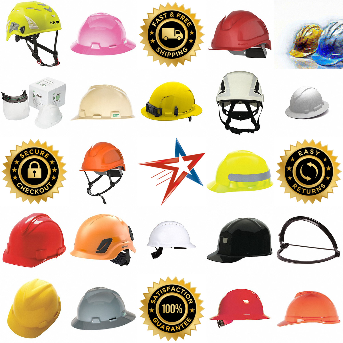 Millions of Products A selection of Hard Hats products on GoVets