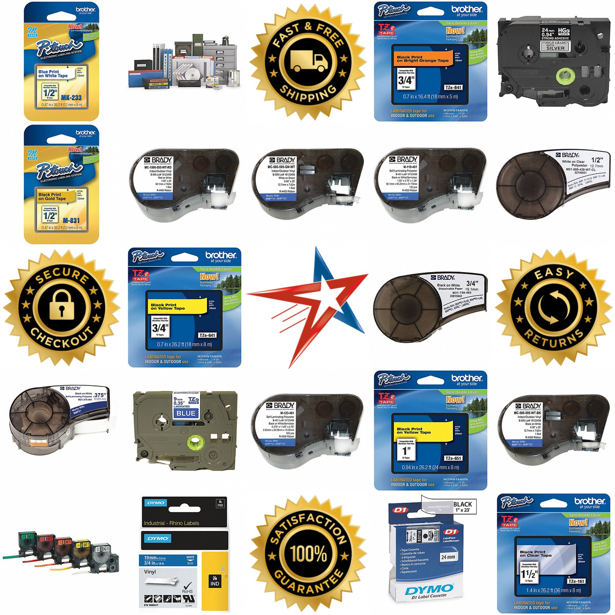 Millions of Products A selection of Combined Label and Ribbon Cartridges products on GoVets
