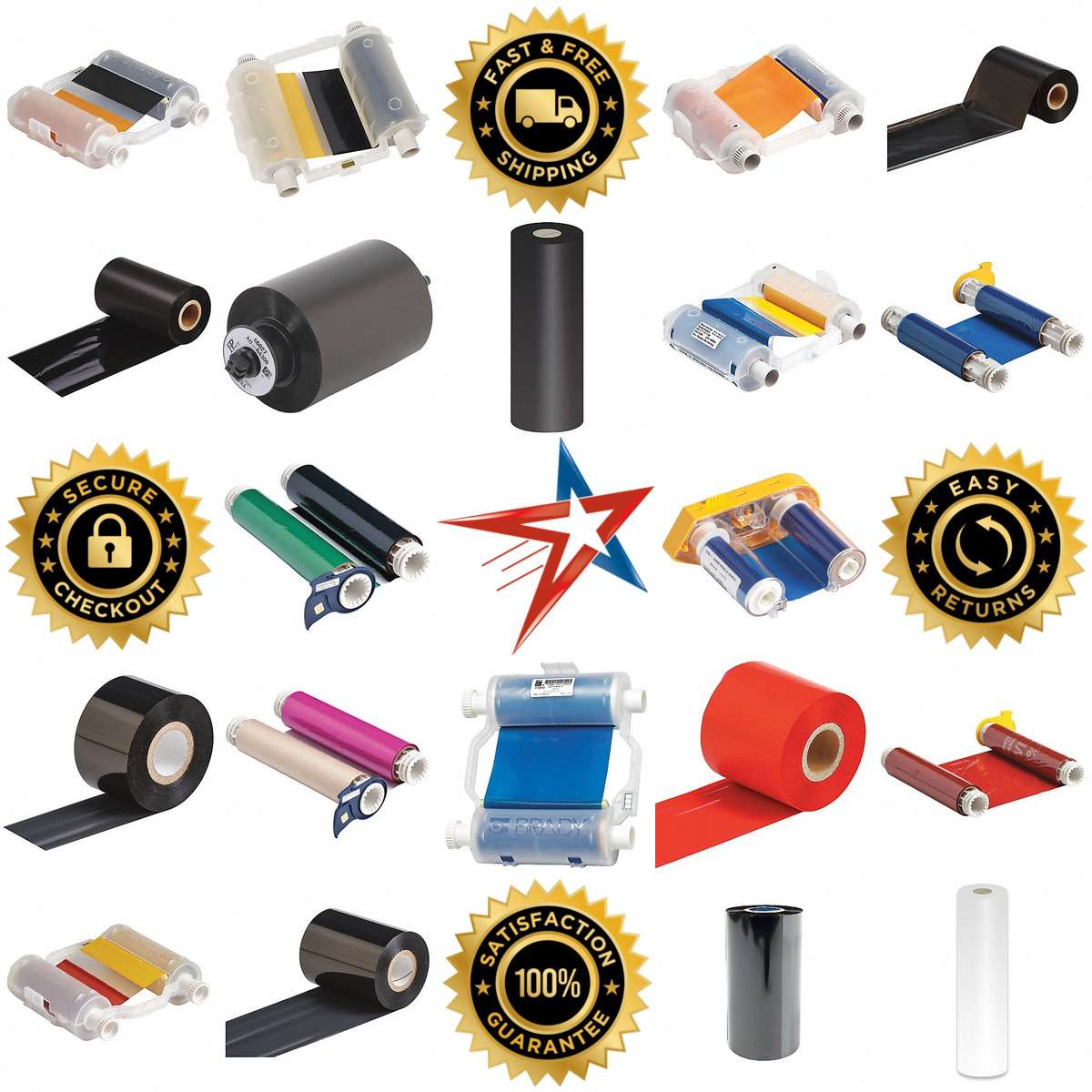 Millions of Products A selection of Label Maker Printer Ribbons products on GoVets
