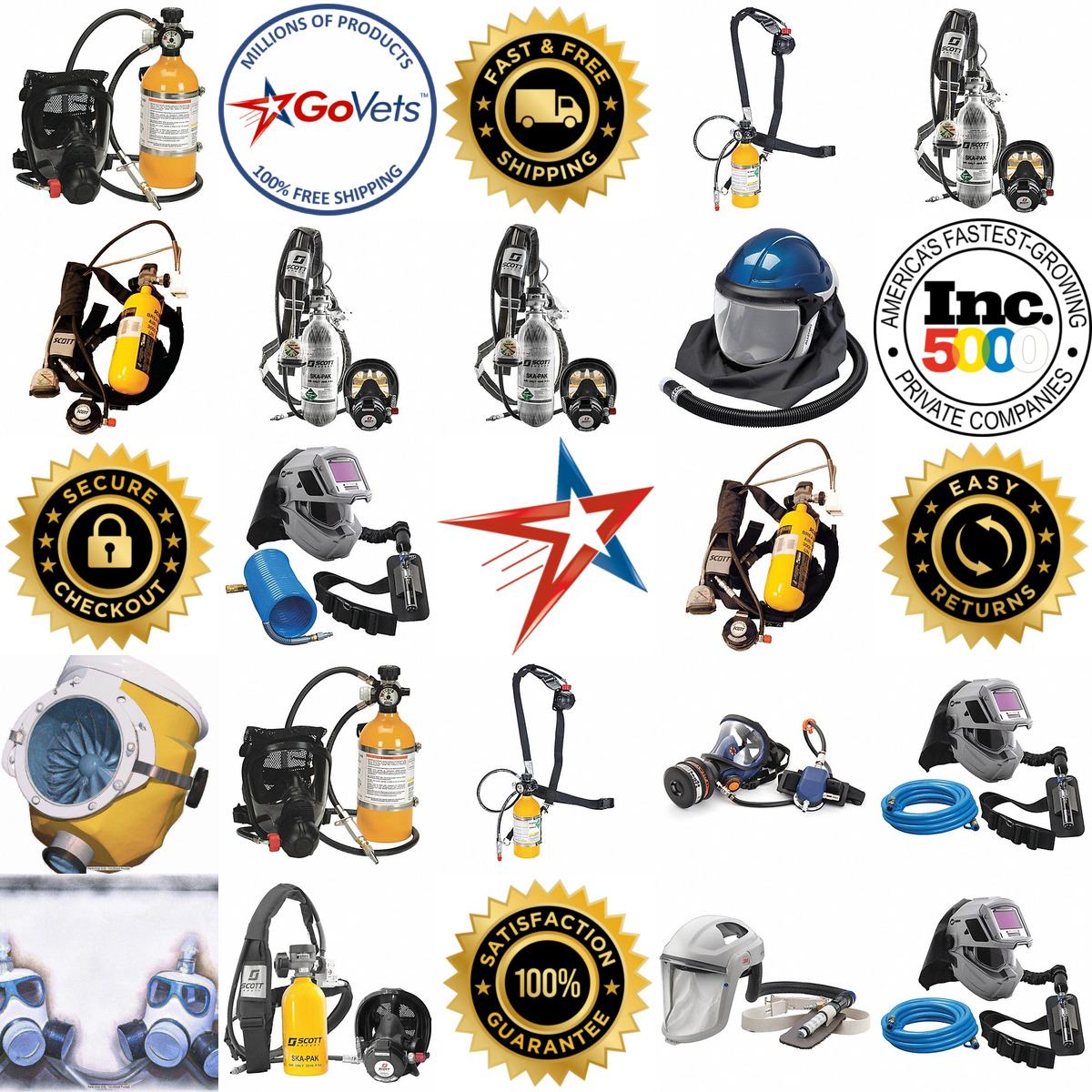 Millions of Products A selection of Supplied Air Respirators Without Air Source products on GoVets