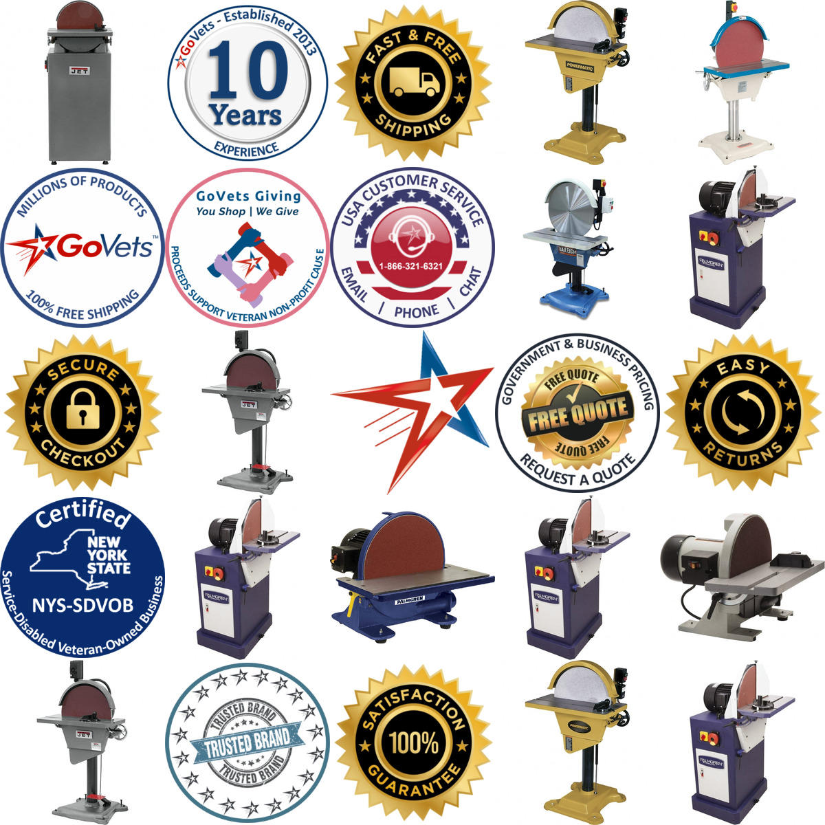 A selection of Disc Sanding Machines products on GoVets