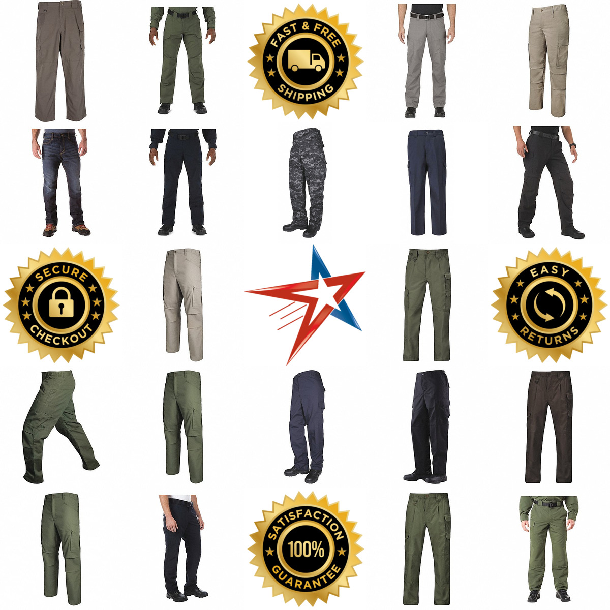 Millions of Products A selection of Police and Emt Pants products on GoVets