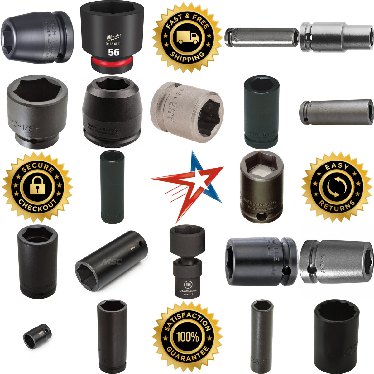 Millions of Products A selection of Impact Sockets products on GoVets