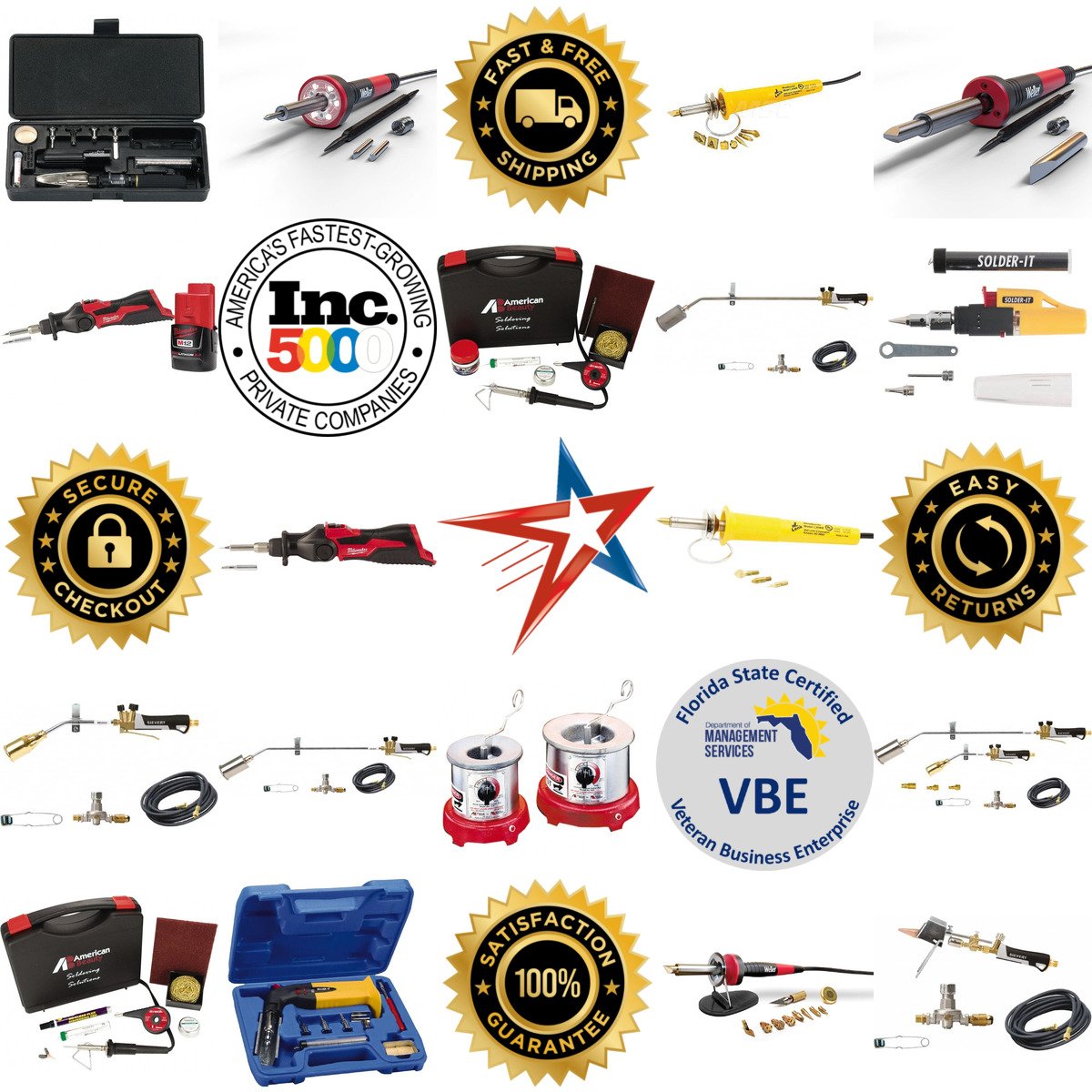 Millions of Products A selection of Soldering Iron and Torch Kits products on GoVets