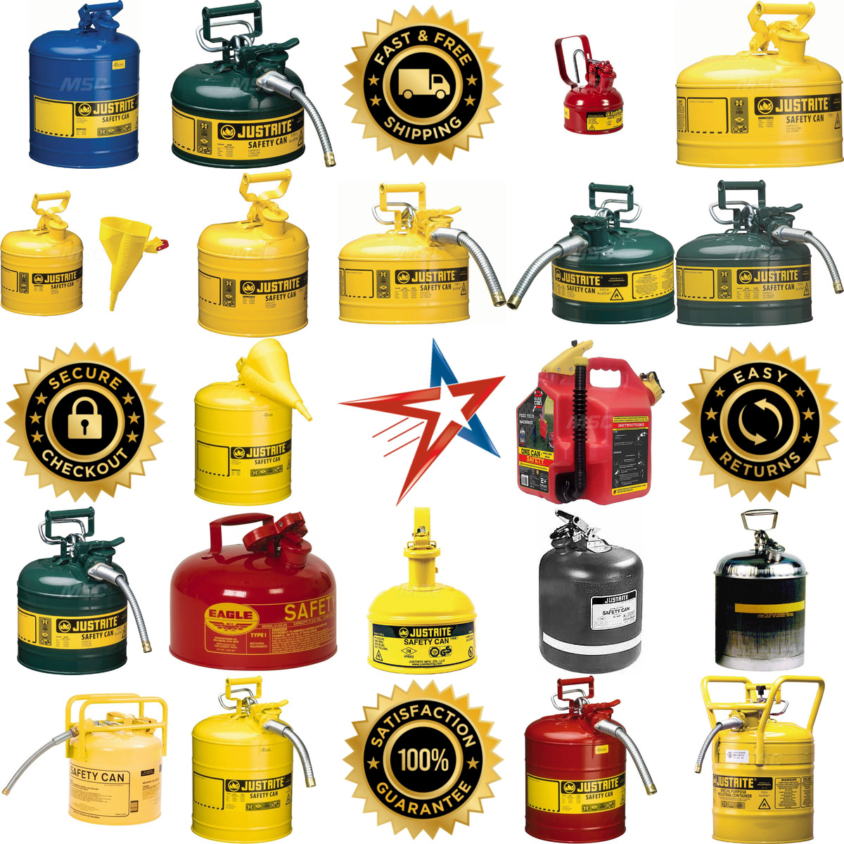 Millions of Products A selection of Safety Dispensing Cans products on GoVets