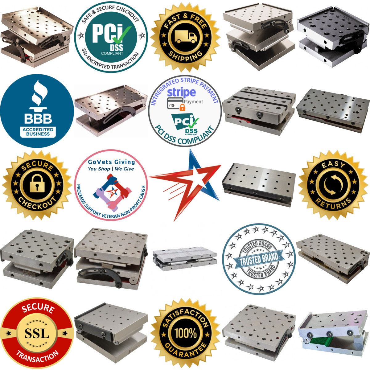 Millions of Products A selection of Sine Plates products on GoVets