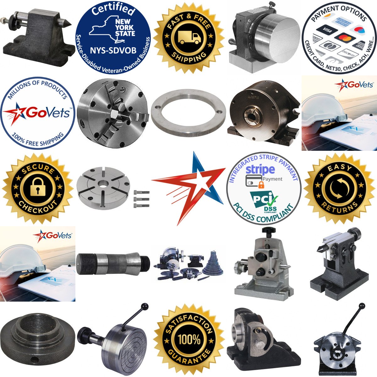 Millions of Products A selection of Indexer Tailstocks and Accessories products on GoVets