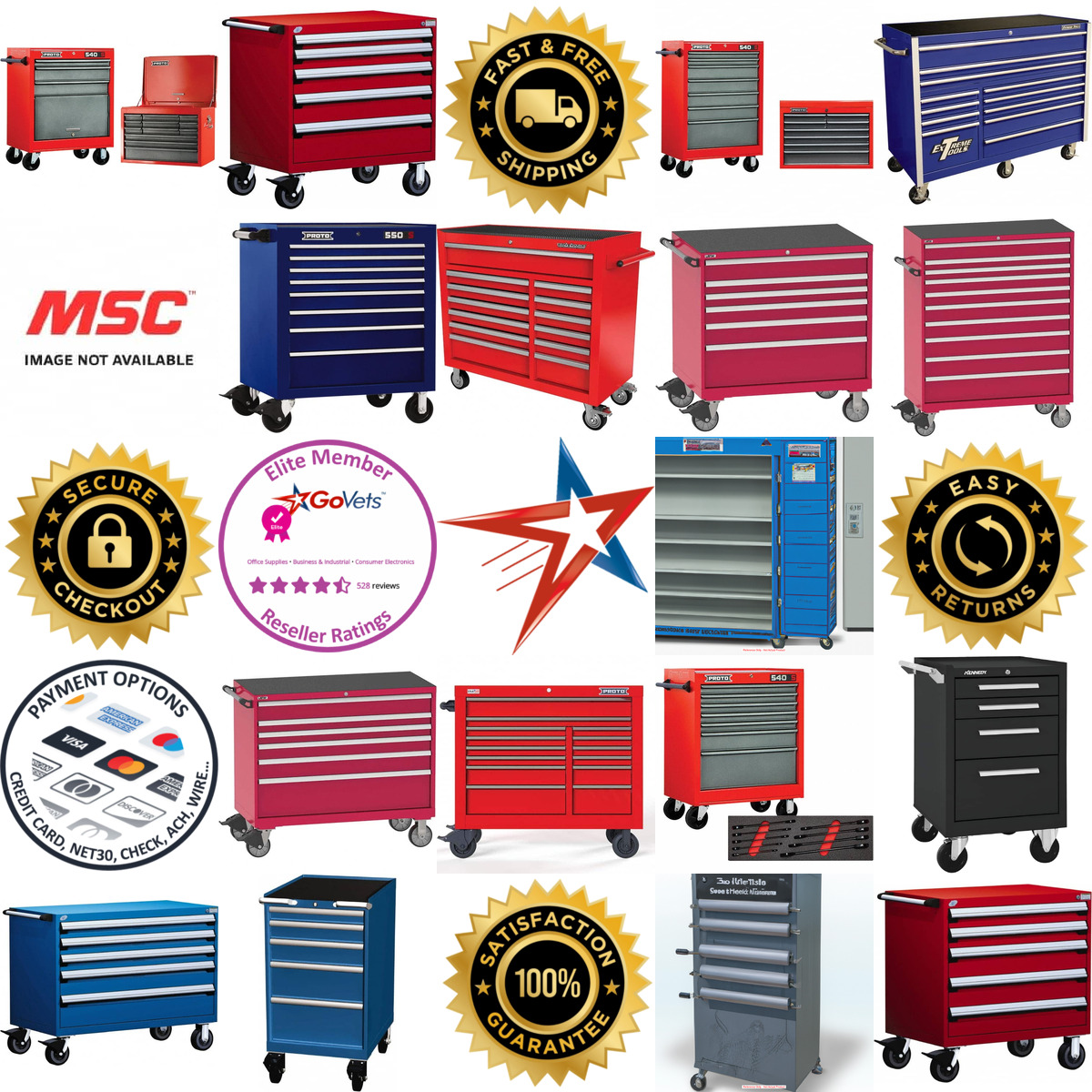 Millions of Products A selection of Tool Roller Cabinets products on GoVets