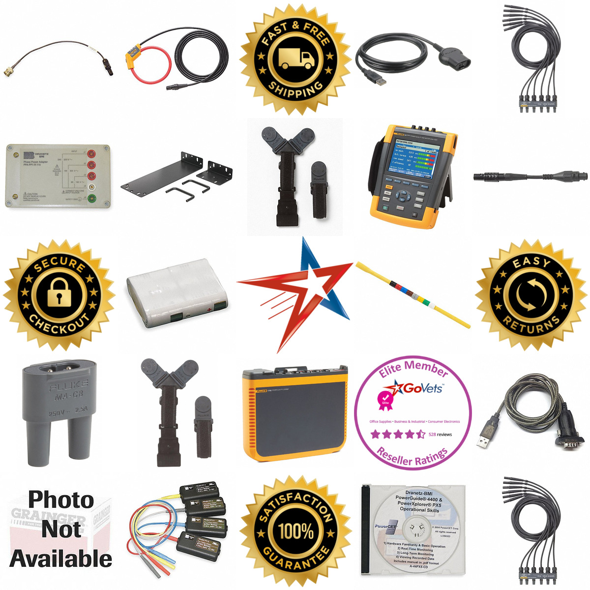 Millions of Products A selection of Power Quality and Energy Monitoring Accessories e products on GoVets