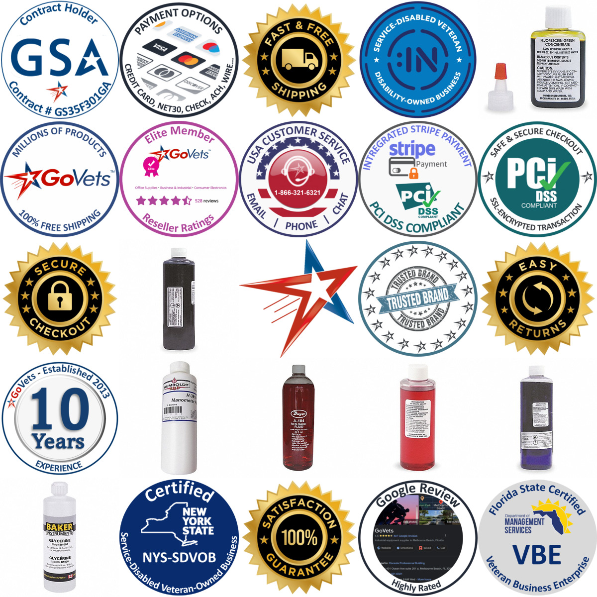 Millions of Products A selection of Gauge Oils and Liquids products on GoVets