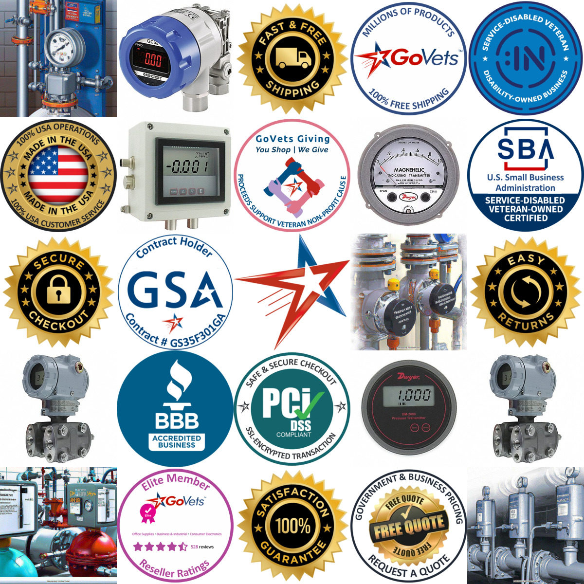 Millions of Products A selection of Indicating Differential Pressure Transmitters products on GoVets