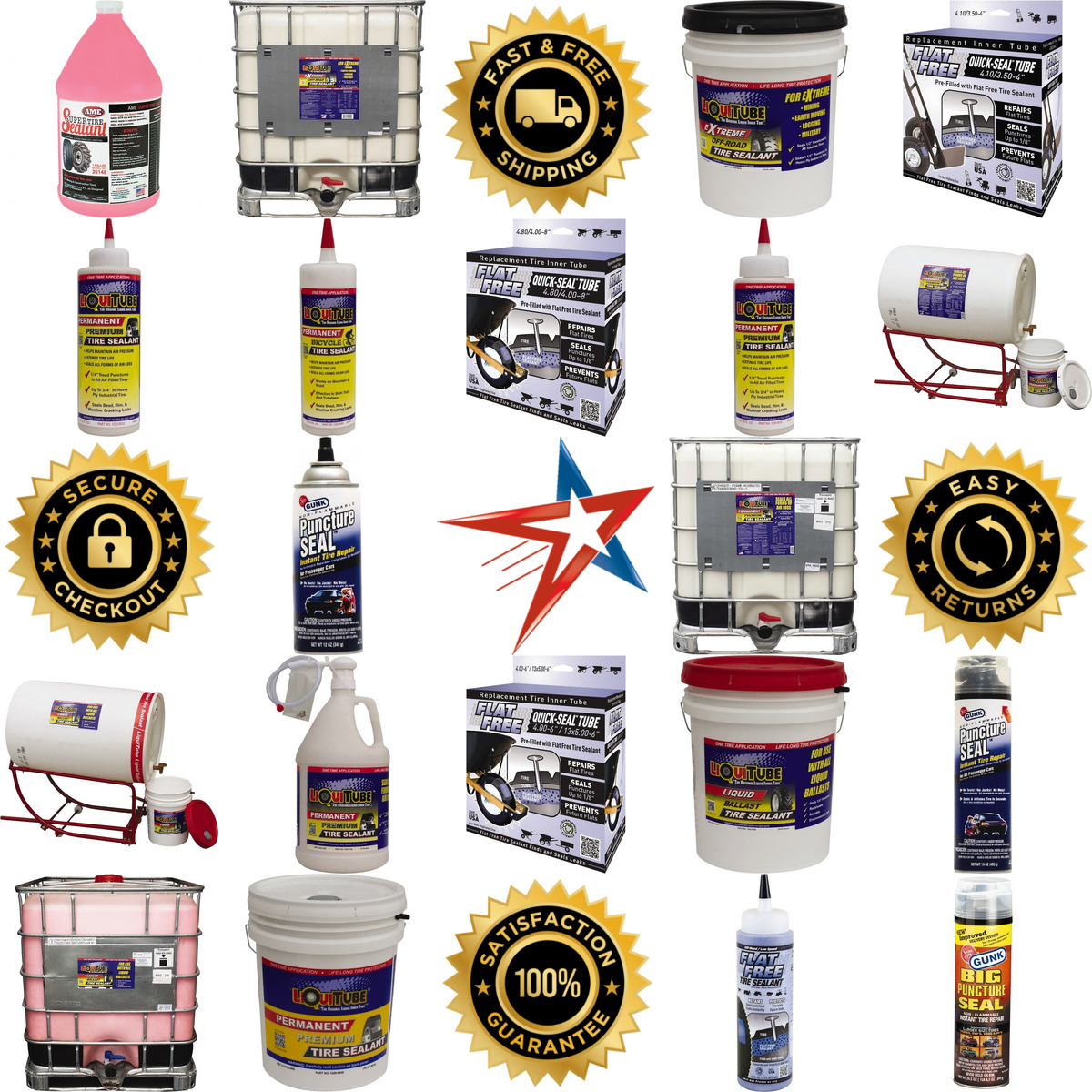 Millions of Products A selection of Tire Puncture Sealant products on GoVets