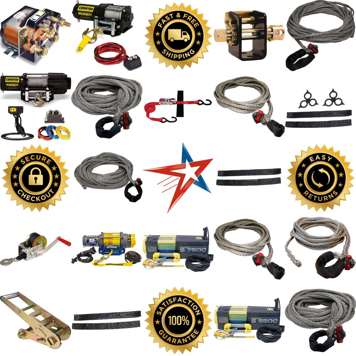 Millions of Products A selection of Winches and Accessories products on GoVets
