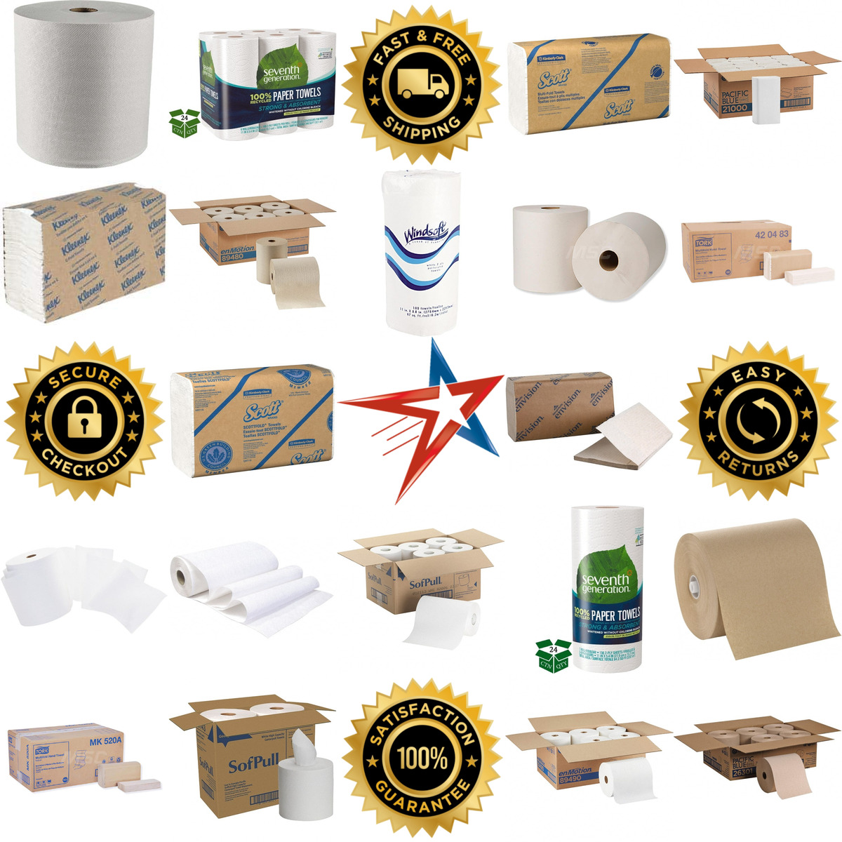 Millions of Products A selection of Paper Towels products on GoVets