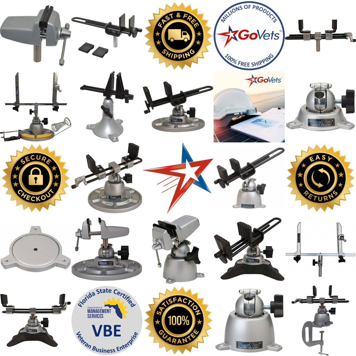 Millions of Products A selection of Panavise products on GoVets