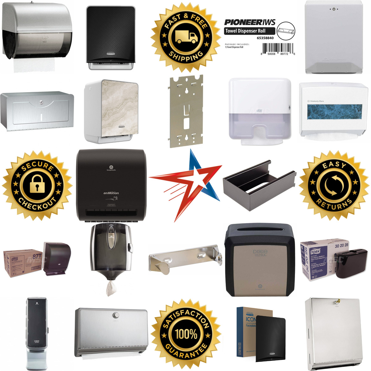 Millions of Products A selection of Paper Towel Dispensers products on GoVets