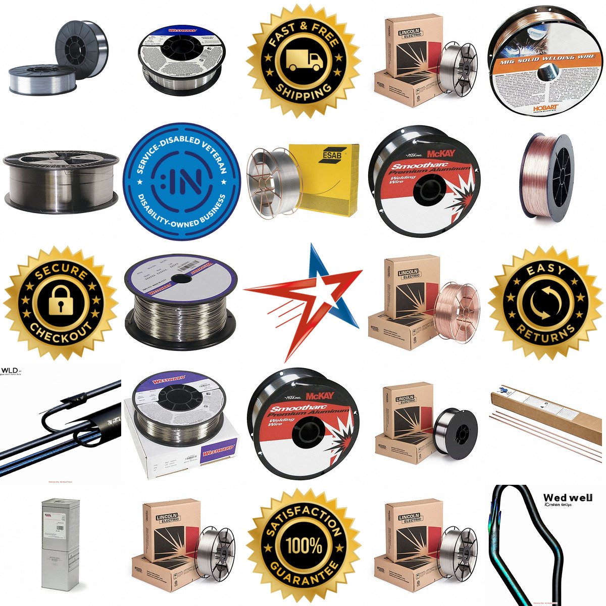 Millions of Products A selection of Mig Welding Wire products on GoVets